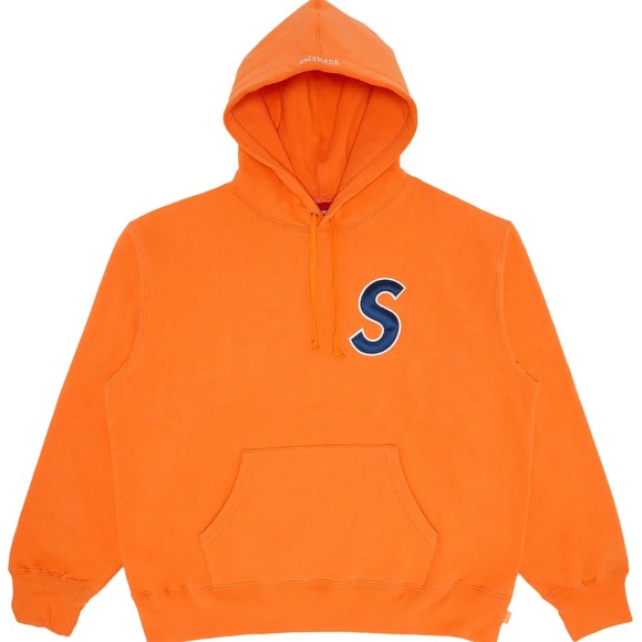 Orange Supreme Hoodie with 
